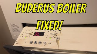 Buderus Logamax Plus GB142 Gas Wall Hung Boiler Not Working [upl. by Eelram33]