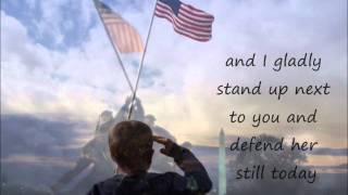 Lee Greenwood God Bless the USA lyrics [upl. by Ianthe]