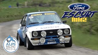 FORD Escort MK2  Best of  historic rally  drifts amp hillclimb  Rally  pure sound HD [upl. by Kneeland]