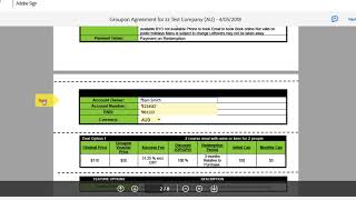 How to sign a Groupon agreement online [upl. by Hcir903]