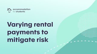 Varying rental payments to mitigate risk  Renters’ Rights Act Webinar  Accommodation for Students [upl. by Lorou]