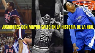 TOP 7 jugadores con MAYOR SALTO en la HISTORIA de la NBA [upl. by Froh]