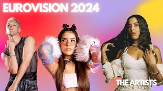 Eurovision 2024  The Artists [upl. by Terina818]