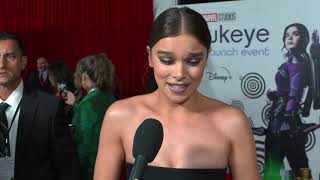 Hailee Steinfeld Talks Hawkeye [upl. by Lika851]