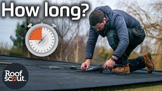 Fitting A Self Adhesive Flat Roofing Membrane How Long Does It Take Resitrix [upl. by Kerstin]