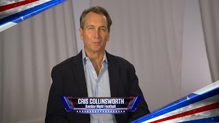 Cris Collinsworth extends a special message for the US Military [upl. by Lorola]