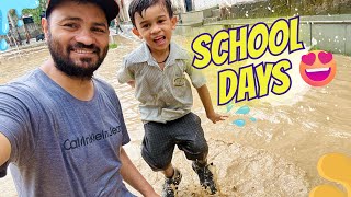 Tufaani Baarish Mein School Days 😍 Masti 🌧️ [upl. by Culhert146]