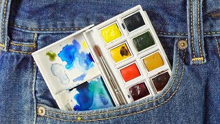 My favorite watercolor kit for urban sketching [upl. by Brooke]