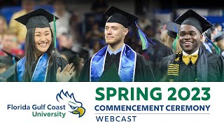 FGCU Spring 2023 Commencement Arts amp Sciences PsychologyBiology Water Engineering  full event [upl. by Acire]