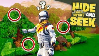 ALMOST IMPOSSIBLE HIDING  Hide amp Seek in Fortnite [upl. by Leiand]