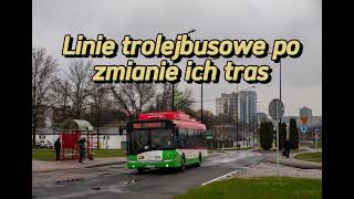 Nowe trasy linii trolejbusowych 2024  Lublin [upl. by Sac]