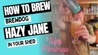 I Brewed Brewdog Hazy Jane Beer  Homebrewing with Minibrew [upl. by Navaj]