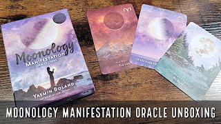 Moonology Manifestation Oracle  Unboxing and Flip Through [upl. by Dnartreb]