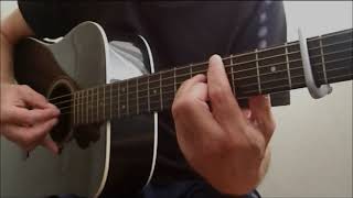 quotMessage in a Bottlequot The Police fingerstyle cover [upl. by Anek]