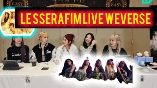 LE SSERAFIM WEVERSE LIVE 25022024 [upl. by Laicram]