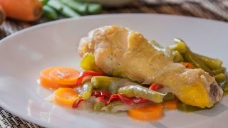 Guisado de verduras con pollo [upl. by Tichonn]