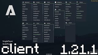 The Most OP Minecraft 1211 Hacked Client  Aristois Client FREE [upl. by Ysnil93]