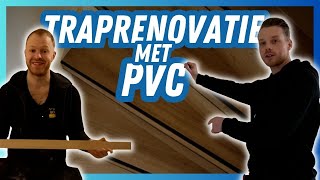 Traprenovatie  Trap Bekleden Met PVC [upl. by Beberg]