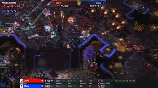 Starcraft II IEM Katowice 2024 Feb9 DarkZ v MaruT Game 1 MAPS  ESL Alcyone [upl. by Kinnie21]