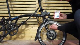 How to do a simple upgrade to your Brompton Electric M6L folding bike accessorise [upl. by Urania]