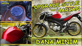 REPAINT YAMAHA VIXION MERAH [upl. by Heurlin706]