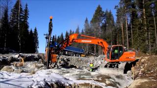 ExcaDrill rock drilling attachment for excavators [upl. by Ecinej643]