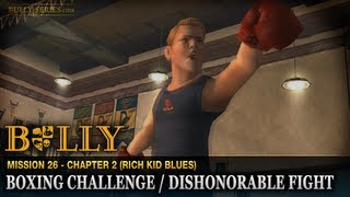 Boxing Challenge  Dishonorable Fight  Mission 26  Bully Scholarship Edition [upl. by Catherine]