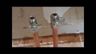 How To Install Water Shut Off Valve  for sinks [upl. by Raines337]