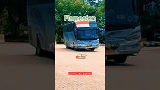 Bus Medan PT RAPI Flamestone batak udo21 [upl. by Liamsi]