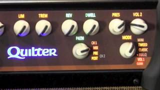 Quilter MICROPRO 100 Guitar Amp Demo with Gibson SG [upl. by Barnett]