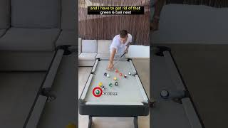 Mini pool table 8 ball break and run ✅ with commentary billiards 8ballpool [upl. by Ebbie299]