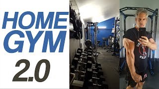 VISITE guidée de mon HOME GYM 20 salle de musculation [upl. by Sylas]