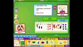 Webkinz Go Fish Cheats  How to Play Go Fish [upl. by Notrub]