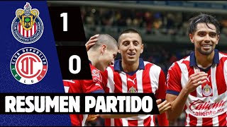 CHIVAS GANA EN CASA Y SE LLEVA VENTAJA A TOLUCA EN CUARTOS FINAL  RESUMEN GOLES [upl. by Assilaj]