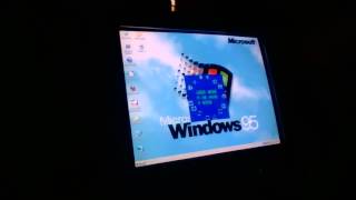 GONE FOREVER EPIC FAIL degaussing compaq FS7600 crt monitor [upl. by Garfield214]