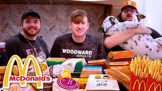 MCDONALDS MUKBANG w WILDCAT amp BigJigglyPanda [upl. by Glenden]