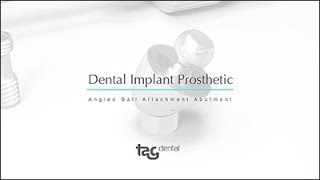 Angled Ball Attachment Abutment [upl. by Aloap]