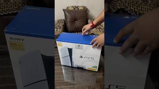 Sony Playstation 5 slim 1 TB Disc Edition unboxing playstation playstation5 unboxing shorts [upl. by Domini947]