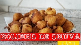 Na cozinha Bolinho de chuva super fácil [upl. by Kolb]