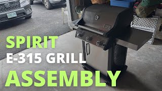 Weber Spirit S315 Gas Grill Assembly Natural Gas [upl. by Etnad]