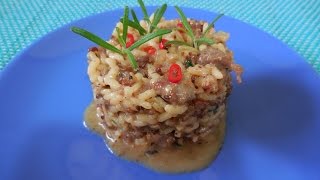 Risotto con salsiccia versione bianca [upl. by Litt]