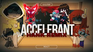 LN amp FNF React  FNF Hank Accelerant Remix  FNF Mod [upl. by Irahs100]