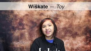 Wíškate — Toy  Happy Lakota Word Wednesday StJosephsIndianSchool [upl. by Ainotahs]