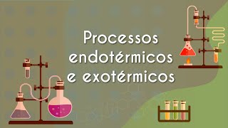 Processos endotérmicos e exotérmicos  Brasil Escola [upl. by Ealasaid]