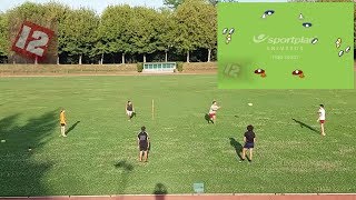 RUGBY DRILLS  Handling and Passing 1 [upl. by Anastase]