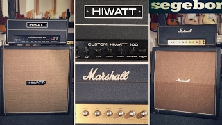 Hiwatt Vs Marshall  DR103 Vs Plexi [upl. by Kcirrem]