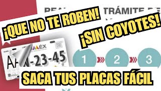 CÓMO TRAMITAR PLACAS PARA MOTO EN EL ESTADO DE MÉXICO2021  MASSIOSARE [upl. by Nesta]