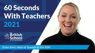 60 Seconds with Teacher Eirian Xerri  British School in The Netherlands [upl. by Hibbitts]