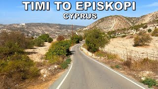 DRIVING from TIMI VILLAGE to EPISKOPI VILLAGE in CYPRUS 🇨🇾 4K 60fps [upl. by Arissa]