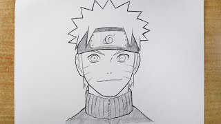 How to Draw Naruto Uzumaki  Step By Step Tutorial [upl. by Aneladgam]